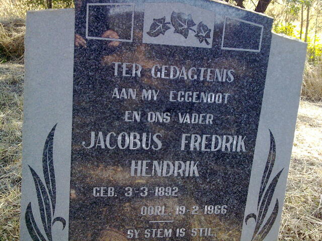 BEER Jacobus Fredrik Hendrik, de 1892-1966