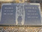 ACKERMAN Willem C. 1867-1953 & Hester M.C. ELLIS 1873-1961