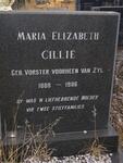 CILLIÉ Maria Elizabeth voorheen VAN ZYL néé VORSTER 1888-1986