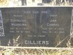 CILLIERS Jan Gabriel 1876-1960 & Gertruida Wesselina 1878-1943