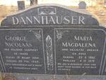 DANNHAUSER George Nicolaas 1894-1954 & Maria Magdalena 1902-1975