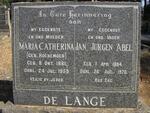 LANGE Jan Jurgens Abel, de 1884-1970 & Maria Catherina KOEKEMOER 1881-1959