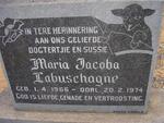 LABUSCHAGNE Maria Jacoba 1966-1974