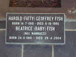 FISH Harold Geoffrey 1910-1995 & Beatrice NANNUCCI 1910-2004