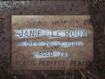 ROUX Janie, le  -1981 