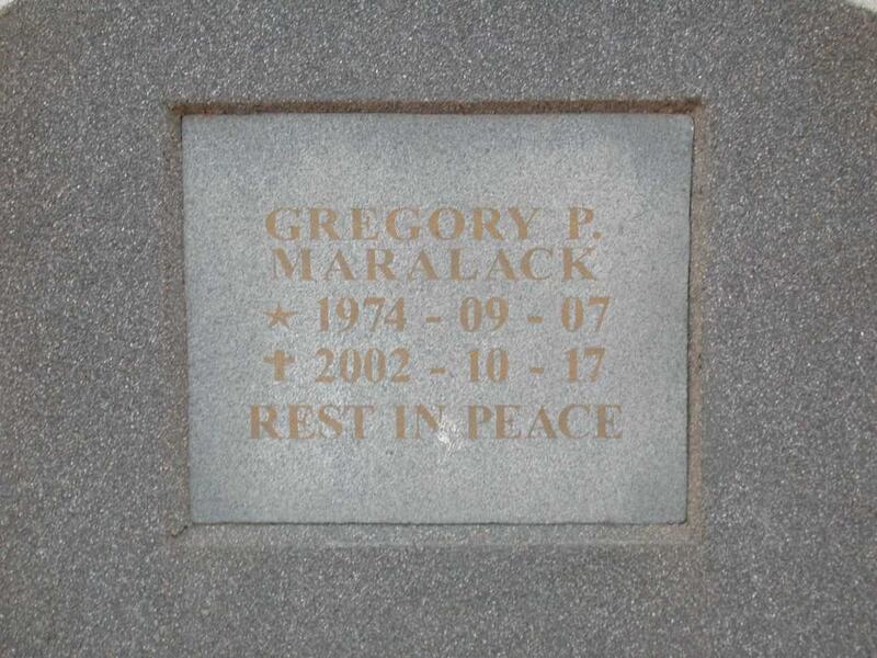MARALACK Gregory P. 1974-2002