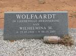 WOLFAARDT Wilhelmina M. 1920-2001
