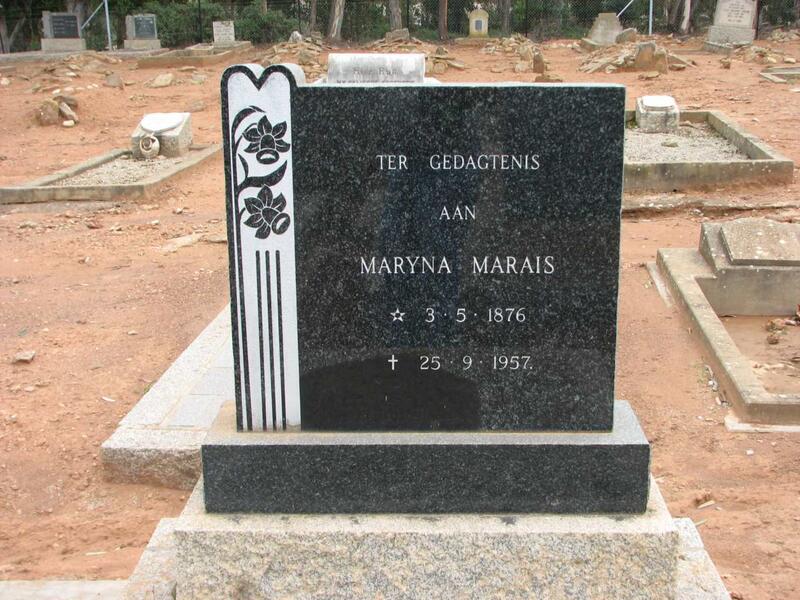MARAIS Maryna 1876-1957