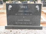 SPIES Andries Petrus 1876-1957 & Johanna Hendrina 1881-1969