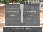 MERWE Febbie, van der 1902-1970 & Anna 1904-2000