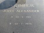 WEBBER John Alexander 1910-1979