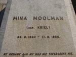 MOOLMAN Mina nee KRIEL 1923-1956
