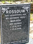 ROSSOUW Marinda nee GERBER 1979-2008