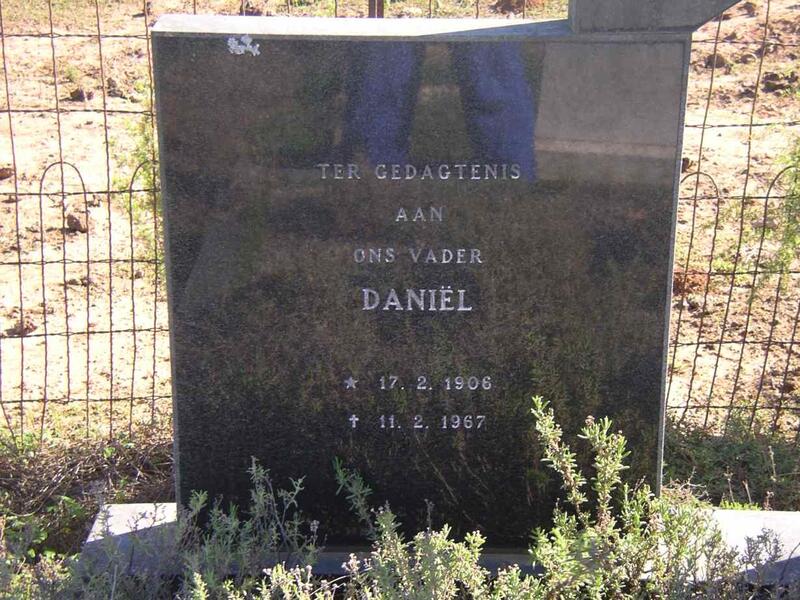 PLESSIS Daniël, du 1906-1967