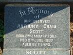 SCOTT Anthony Craig 1965-1987