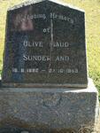 SUNDERLAND Olive Maud 1882-1969