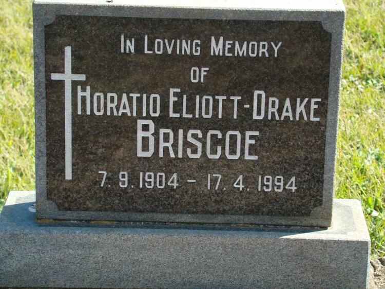 BRISCOE Horatio Eliott-Drake 1904-1994