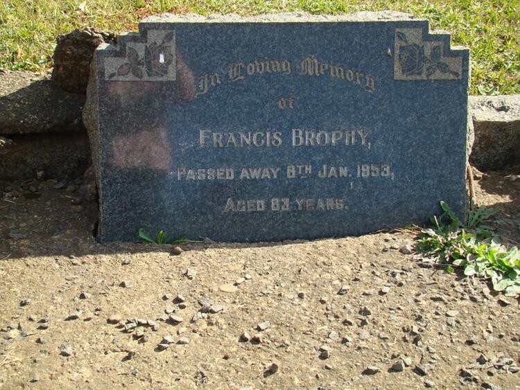BROPHY Francis -1953