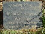 WATSON Herbert Edward 1885-1969
