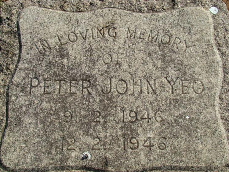YEO Peter John 1946-1946