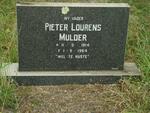 MULDER Pieter Lourens 1914-1984