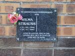 STRAUSS Wilma 1946-2007