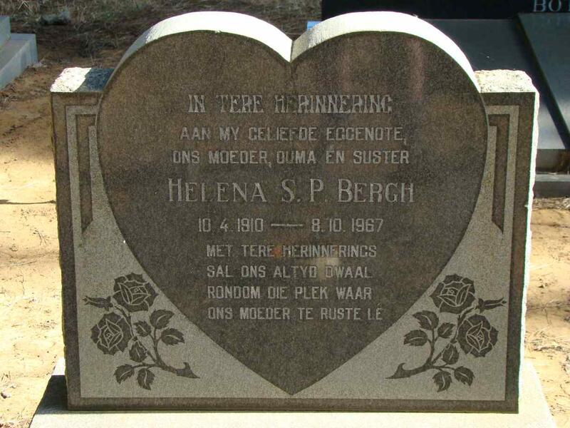 BERGH Helena S.P. 1910-1967