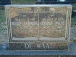 WAAL Joshia Twine, de 1921-1987 & Hester Gertruida 1927-1985