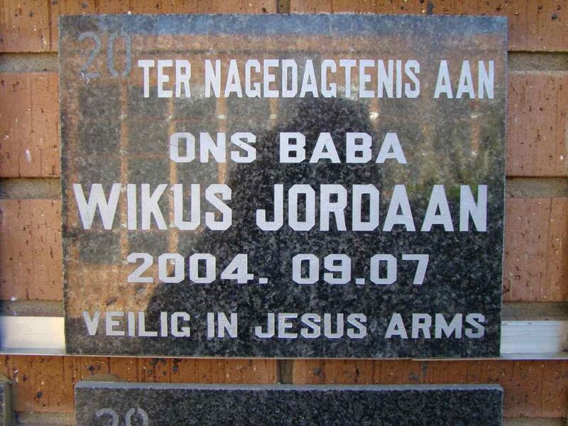 JORDAAN Wikus -2004