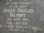 DELPORT Josias Paulus 1887-1926