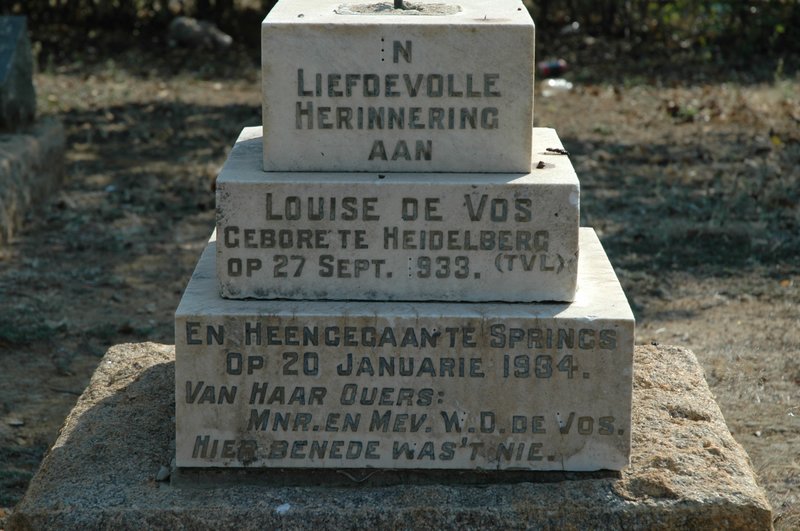 VOS Louise, de 1933-1934