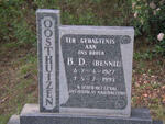 OOSTHUIZEN B.D. 1927-1993