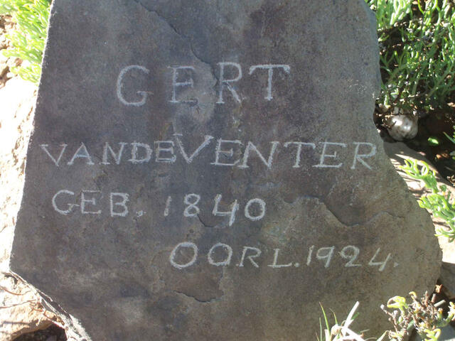 VENTER Gert, van de 1840-1924