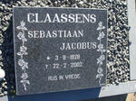 CLAASSENS Sebastiaan Jacobus 1928-2002