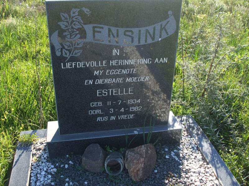 ENSINK Estelle 1934-1982