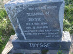 THYSSE Susanna M. 1894-1957