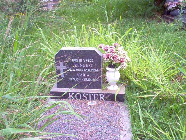 KOSTER Leendert 1909-1994 & Maria 1914-1983