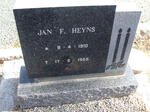 HEYNS Jan F. 1910-1968