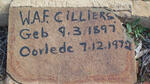 CILLIERS W.A.F. 1897-1972