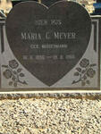 MEYER Maria C. nee WASSERMANN 1886-1966