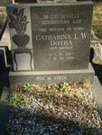 BOTHA Catharina L.W. nee MARAIS 1897-1985