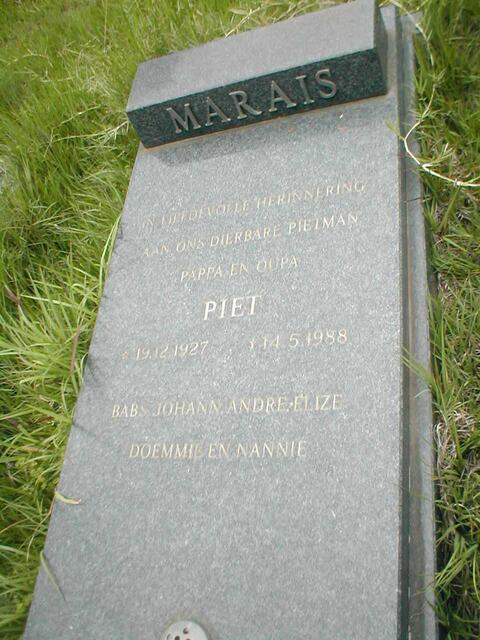 MARAIS Piet 1927-1988