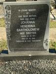 BARTHOLOMEW Johanna Hendrina nee DREYER 1911-1998