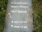 McCLINTOCK Thomas Johannes 1951-1999