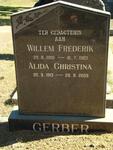 GERBER Willem Frederik 1905-1983 & Alida Christina 1913-2005