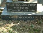 FOXON Nellie Beatrice nee LILBURN 1887-1963