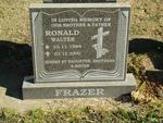FRAZER Ronald Walter 1964-2000