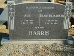 HARRIS Arie 1904-1993 & Elsie Elizabeth 1912-1984