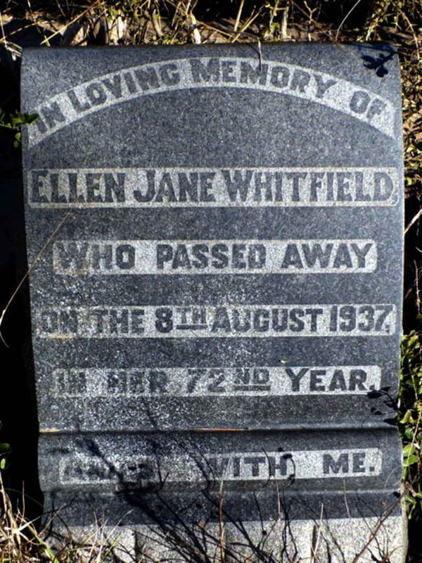 WHITFIELD Ellen Jane -1937