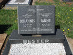BESTER Johannes 1909-2003 & Sannie 1911-2000